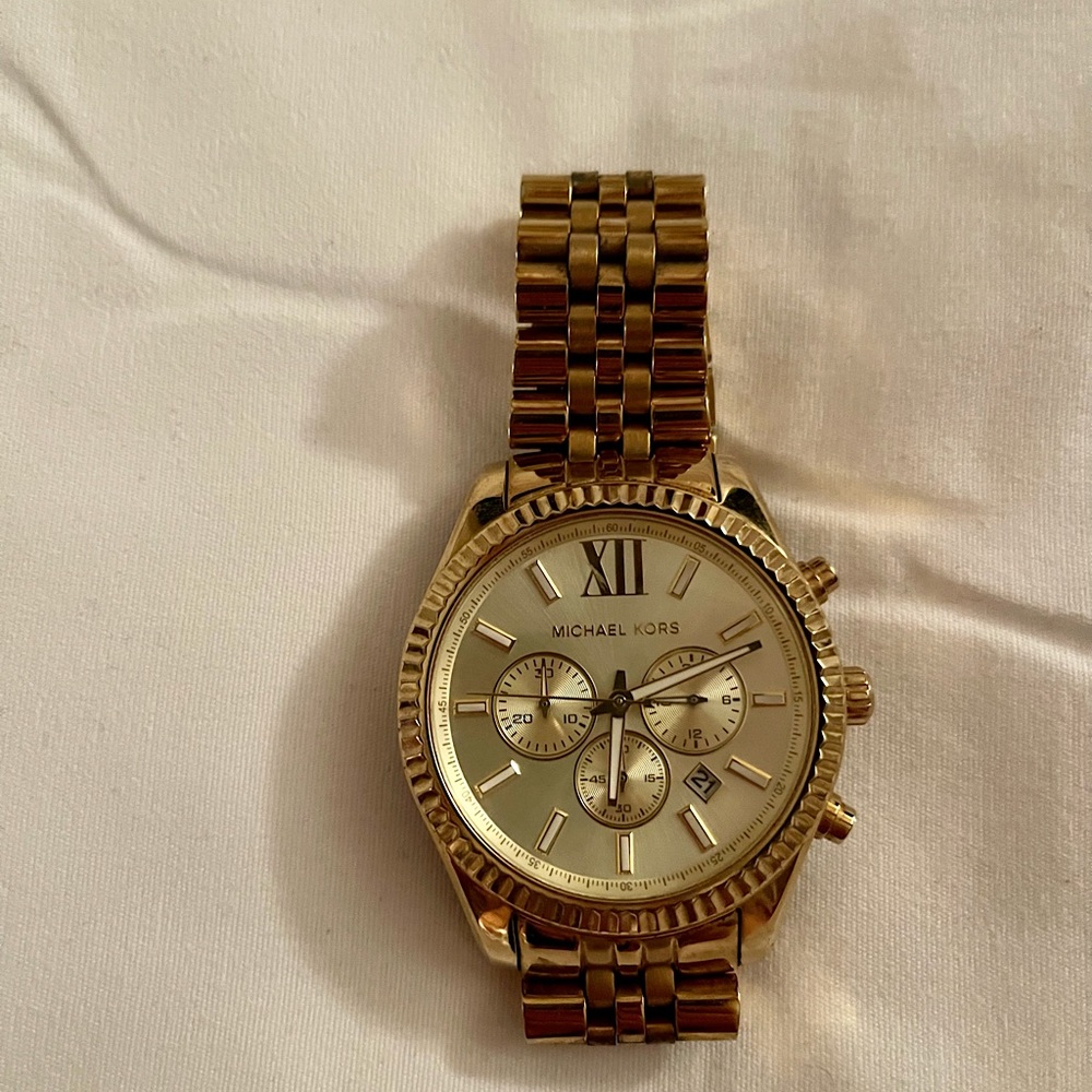Gold Michael kors watch